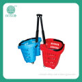 CE Certificated Telescopic Rolling Baskets for Supermarket Chain